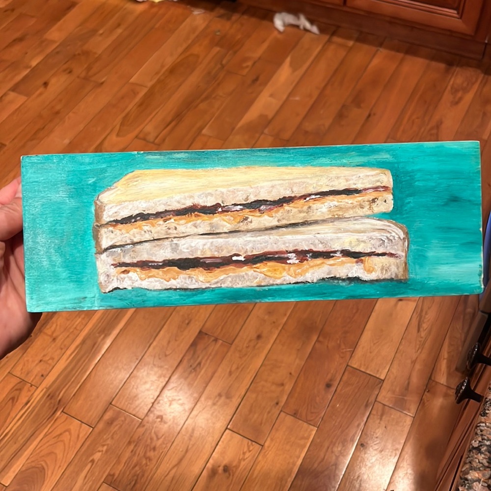 “PBJ” original art by Landon Morgan